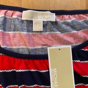 NWT Michael Kors striped top